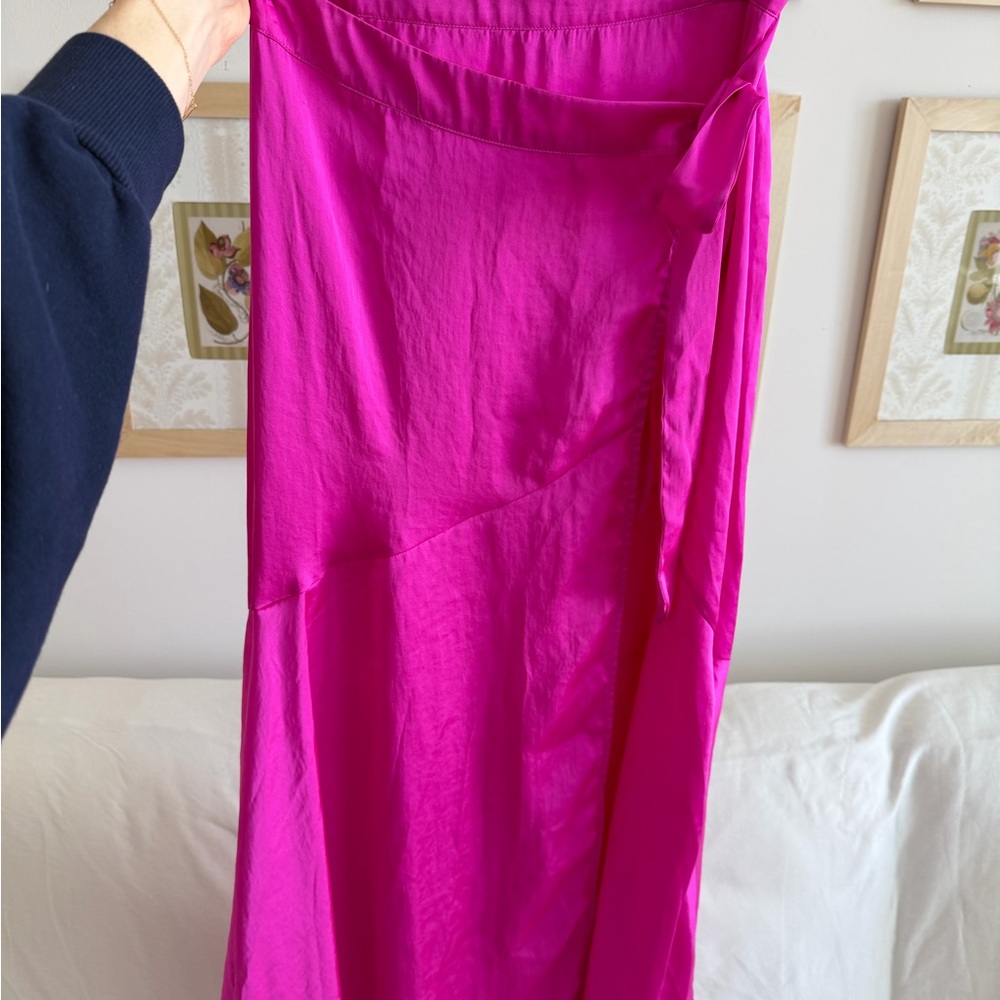 Free People Fuchsia Maxi Skirt